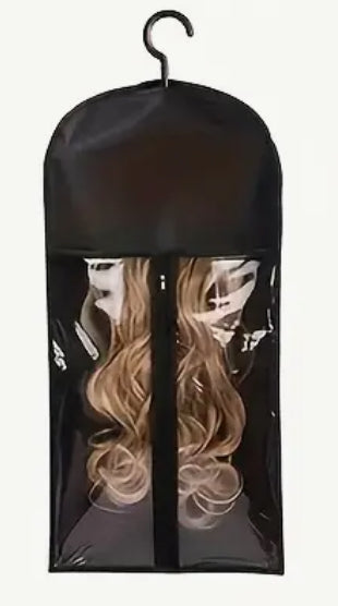 Wig or hair extensions Storage Bags with Hanger