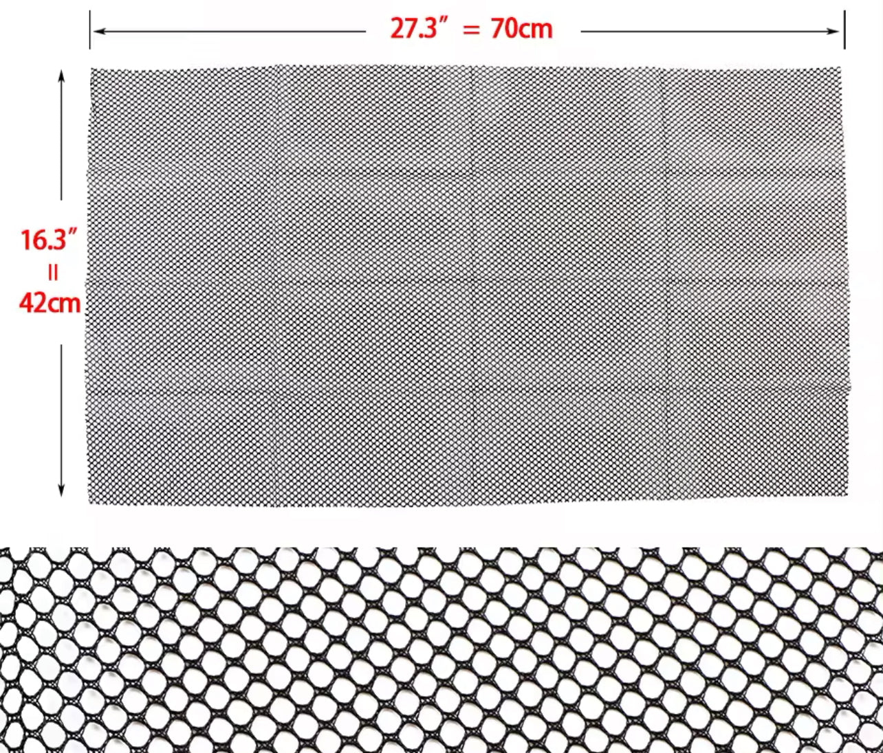 Stretchable Net For Custom Sizing Round Hole Weave Net