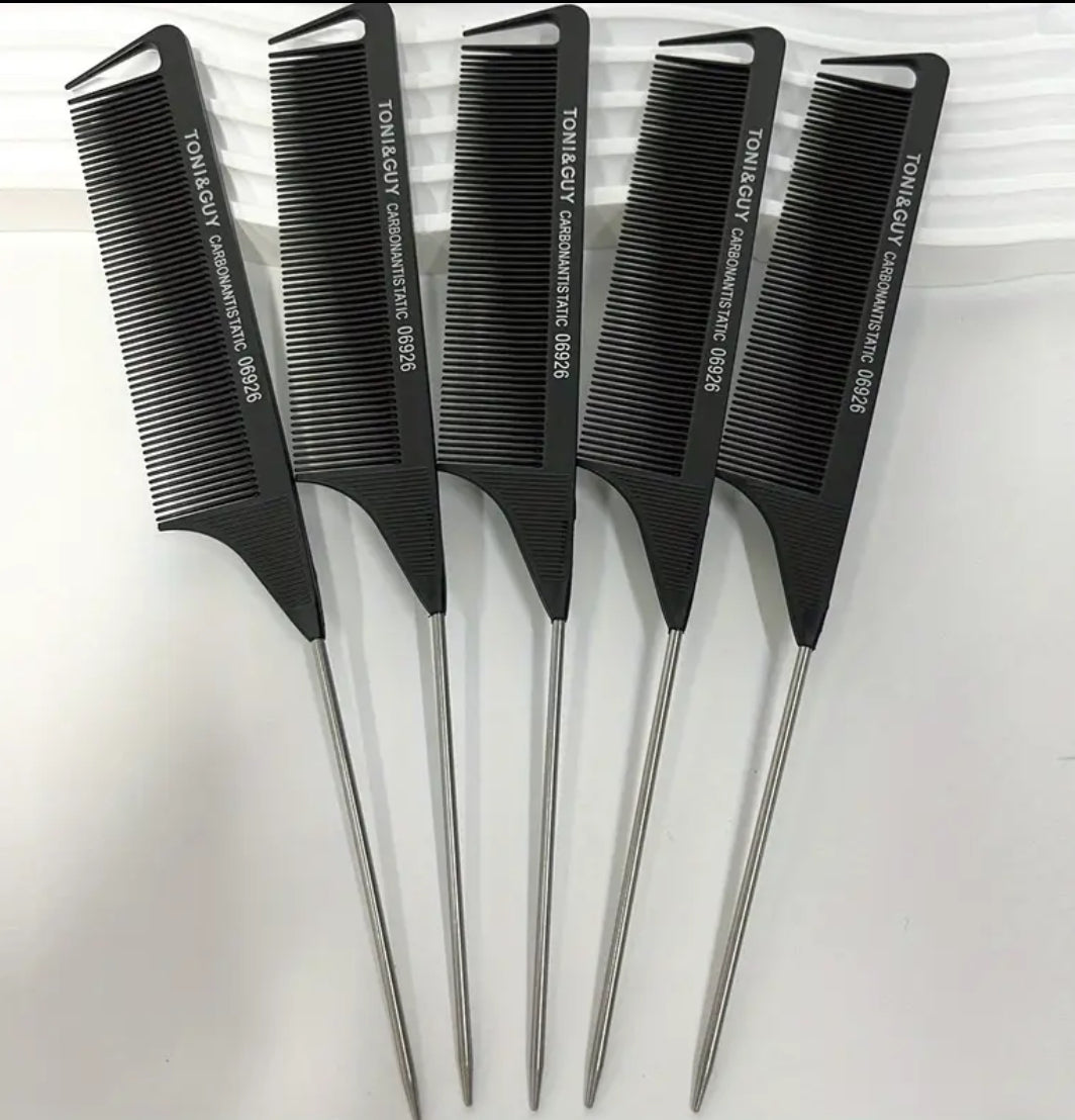 Steel Tail Comb 5pcs