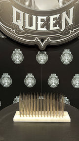 22x5.5x8.5cm White Stainless Steel Hair Hackle