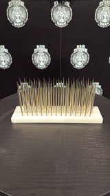 22x5.5x8.5cm White Stainless Steel Hair Hackle